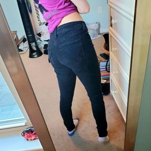 Black skinny jeans
